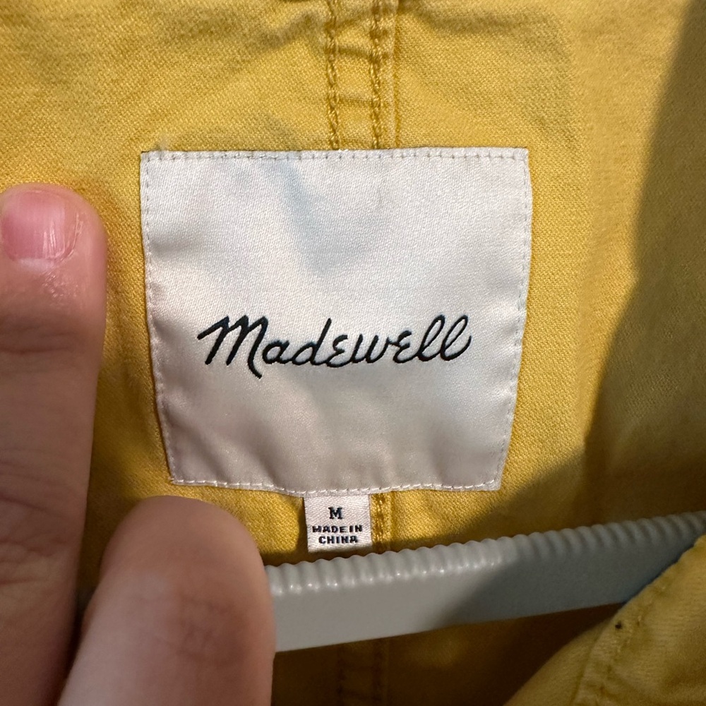 NWOT Madewell‎ Surplus Jacket in Nectar Gold Size Medium - Picture 6 of 9